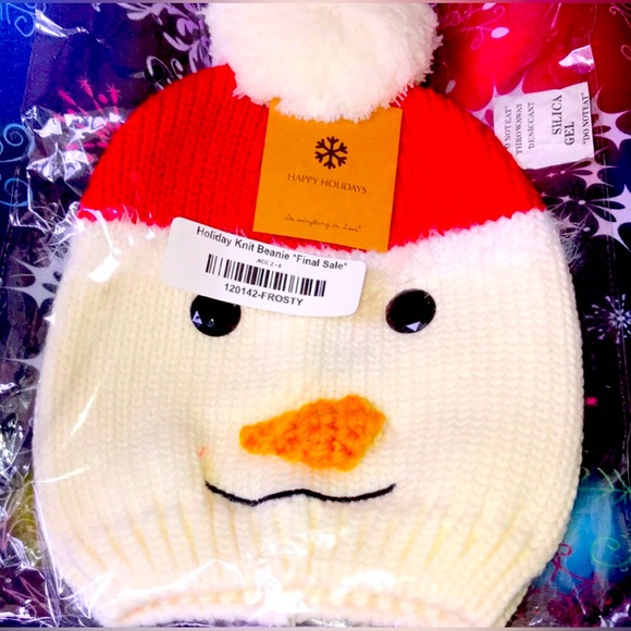 Snowman Beanie Hat - Picture 1 of 1